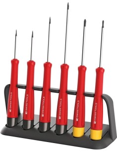 JUEGO DESTORNILLADORES PARA ELECTRONICA 6 PIEZAS CABEZA PLANA-PH