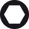 MANGO VARIO HEMBRA HEXAGONAL 6MM