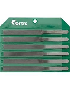 JUEGO LIMAS CONTACTO 150MM PICADO DOBLE 6 PIEZAS EN BOLSA DE PVC