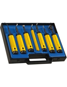 JUEGO HERRAMIENTAS DESBARBADORA MEISTER 7 PIEZAS