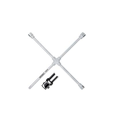 LLAVE EN CRUZ 750MM HEXAGONALAGONAL 24X27X32MMXDIN 3120 3/4 PULGADAS EXTERIOR