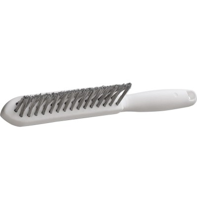 CEPILLO SOLDADURA ANGULO MANGO PLAS ACERO INOX LISO 0.35MM