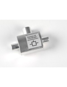 REPARTIDOR ANTENA COAXIAL 1 HEMBRA 2 MACHOS 9.5MM TELEVES