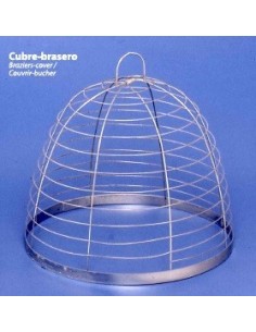 CUBRE-BRASERO OVALADO 30CM MET WAMJA