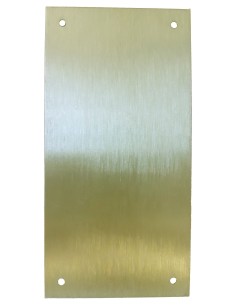 PLACA CIEGA 60X80MM M-51/6080C LATON MATE
