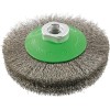 CEPILLO CONICO INOXIDABLE M14 ONDULADO 100X0.2MM