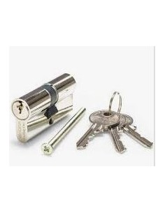 CILINDRO LOGOLINE 30X30 NIQUEL GMK