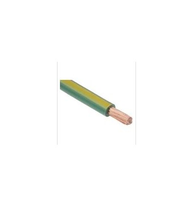 MT HILO FLEXIBLE T/T AMARILLO/VERDE 6MM (MT) LIBRE HALOGENO