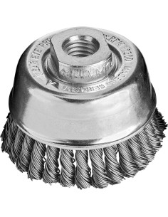 CEPILLO COPA ALAMETAL ACERO TRENZADO 65X0.5MM ALAMBRE TRENZADO 30X6MM