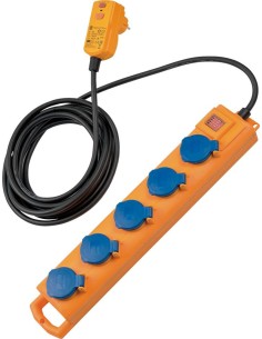 DISTRIBUIDOR DE TOMAS DE 5 TOMAS H07RN-F3G1.5 5M BRENNENSTUHL