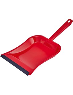 RECOGEDOR CON LENGÜETA DE GOMA METAL BARNIZADO