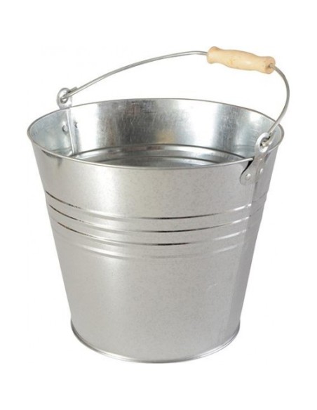 CUBO CHAPA ACERO GALVANIZADO 12L MODELO PESADO