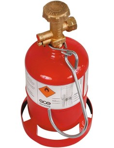 BOTELLA DE GAS PEQUEÑA PROPANO G3/8 PULGADAS IZQUIERDA