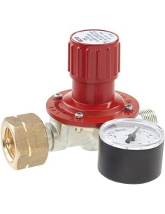 REGULADOR BOTELLAS GAS 5-11-33KG CON MANOMETALRO PRESION GAS 0.5-4BAR