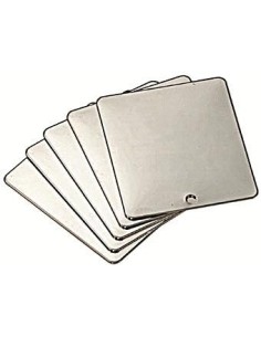 HOJA ESPEJO DE ACERO 80X70X1MM