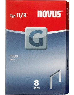 GRAPA DE ALAMBRE PLANO G TIPO 11- 8 GALV 5000 UNIDADES.