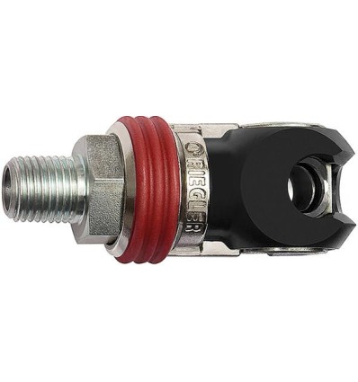 ACOPLAMIENTO  SEGURIDAD GIRATORIO ACERO PASO NOM 7.2MM ROSCA MACHO G1/4 PULG
