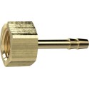 TOBERA PORTATUBO ROSCADA LATON IG G1/4 PULGADAS DIAMETRO INTERIOR DEL TUBO 8MM