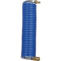 MANGUERA EN ESPIRAL PA AZUL CON ACOPLAMIENTO Y CONECTOR AN7.2 8X6MM METAL 5M