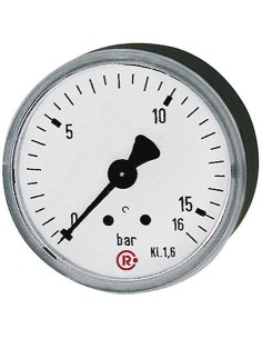 MANOMETRO TRASERO CENTRICO 40MM 0/6BAR G1/8 PULGADAS
