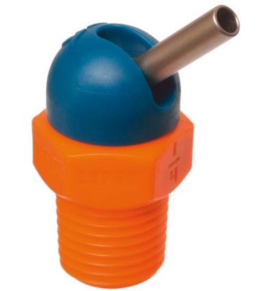 TOBERA ALTA PRESION CD TUBO REFRIGERANTE 1/8 PULG 70BAR DIAMT 2.2X12.7MM NEGRA