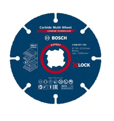 Disco de corte multimaterial de carburo sistema X-LOCK MULTIWHEEL