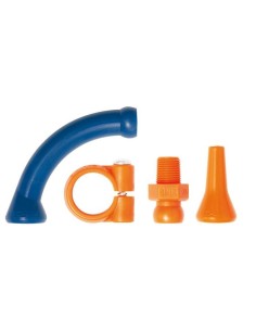 JUEGO CODO TUBO FLEXIBLE 40472 13 PIEZAS 90 GRADOS