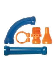 JUEGO CODO TUBO FLEXIBLE 13 PIEZAS 90 GRADOS 1/2 PULGADAS