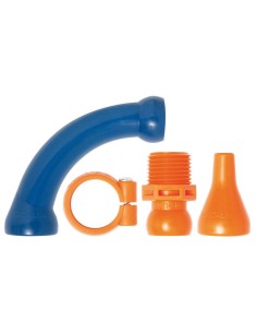 JUEGO CODO TUBO FLEXIBLE 50872 13 PIEZAS 90 GRADOS