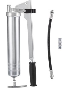 JUEGO PISTOLA ENGRASAR CON PALANCA MANUAL CARTUCHO 400G 500CCM