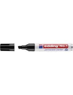ROTULADOR PERMANENTE 1 NEGRO EDDING