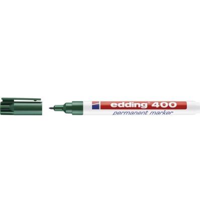 ROTULADOR PERMANENTE 400 VERDE EDDING