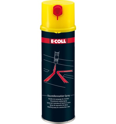 SPRAY TRAZADOR DE OBRAS BOTE SPRAY 500ML AMARILLO