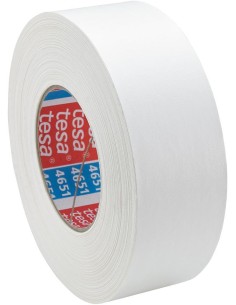 CINTA ADHESIVA TELA 4651-08 PLASTIFICADA 19MMX50M BLANCO
