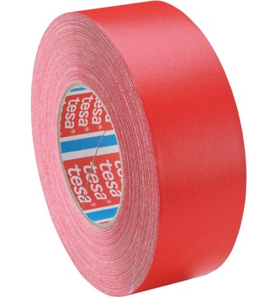 CINTA ADHESIVA TELA 4651 PLASTIFICADA 19MMX50M ROJO