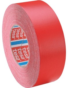 CINTA ADHESIVA TELA 4651 PLASTIFICADA 38MMX50M ROJO