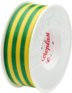 CINTA AISLANTE 302 10MX15MM VERDE-AMARILLO