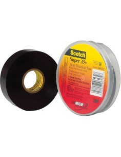 CINTA AISLANTE SUPER 33+ 19MMX20M NEGRO