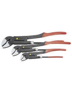 JUEGO LLAVES PARA TUBOS DE BOCA FIJA 3-PIEZAS- 1". 1 ½". 2" 87991115