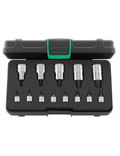 JUEGO VASOS TORX DE 1/4" Y 1/2" 54TX/44KTX/13
