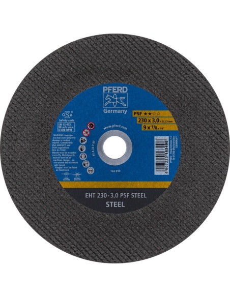 Disco de corte recto A60PPS