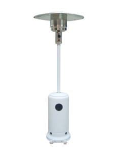 ESTUFA EXTERIOR PROPANO/BUTANO TIPO SETA CON REGULADOR 5-13 KW BLANCA MWSHH-A