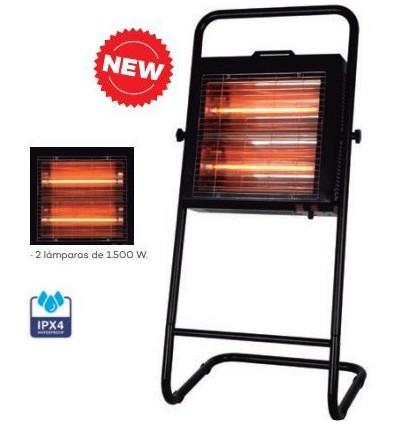 CALEFACTOR INFRARROJOS SUELO 3000W 490X490X1262MM MWCR12