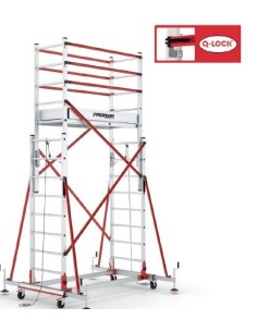 ANDAMIO TELETOWER 2X8 ALTURA PLATAFORMA 1.35 - 2.75