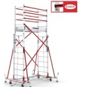 ANDAMIO TELETOWER 2X8 ALTURA PLATAFORMA 1,35 - 2,75