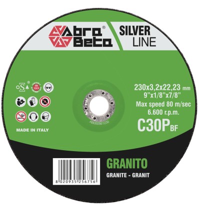 DISCO DE CORTE GRAN 230X3.2X22.23 CD C30P