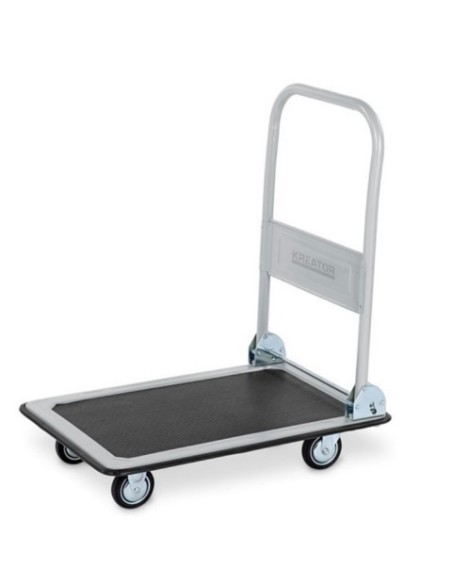 CARRO PLATAFORMA RUEDAS DE GOMA 300KG-600X900MM PLEGABLE
