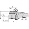 MANDRIL SUJECION DILATACION DIN69871ADB SK40 20X64.5 MM PESADO