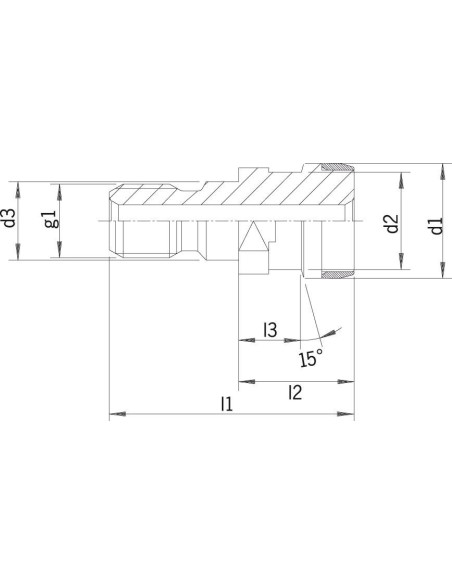 TIRANTES OTT SK40-M16 REFRIGERACIONERACION INTERNAERIOR