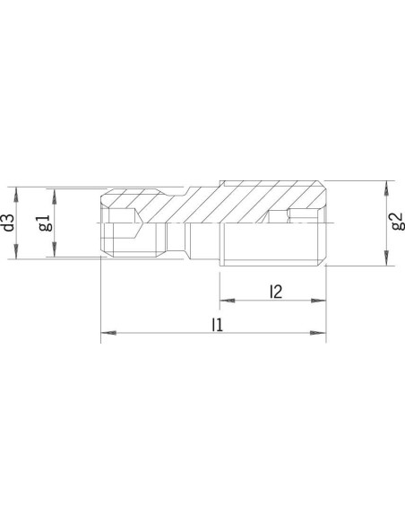 TIRANTES. TAPA SK40-M16 S20X2